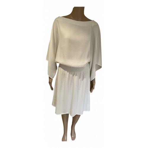 Pre-owned Totãªme Mid-length Dress In White