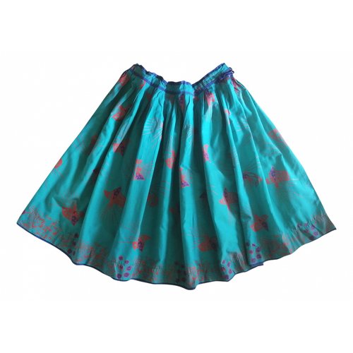 Pre-owned Fiorucci Mid-length Skirt In Turquoise