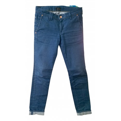 Pre-owned Chimala Straight Jeans In Blue