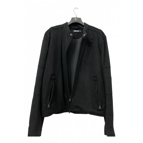Pre-owned Dkny Cashmere Jacket In Black