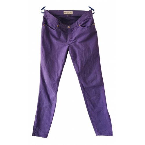 Pre-owned Emilio Pucci Slim Pants In Purple