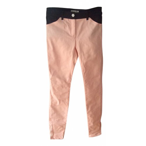 Pre-owned Balenciaga Straight Pants In Pink