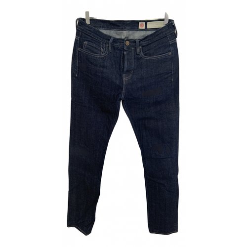 Pre-owned Allsaints Trousers In Navy