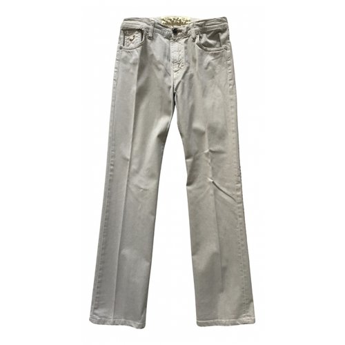 Pre-owned Jacob Cohen Chino Pants In Beige