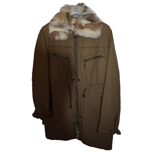 Pre-owned Just Cavalli Parka In Khaki