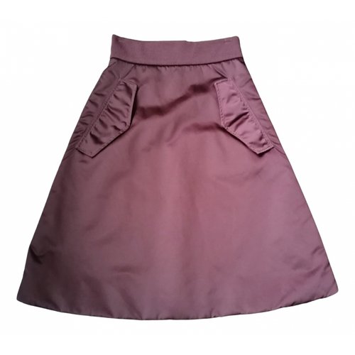 Pre-owned Acne Studios Mid-length Skirt In Purple