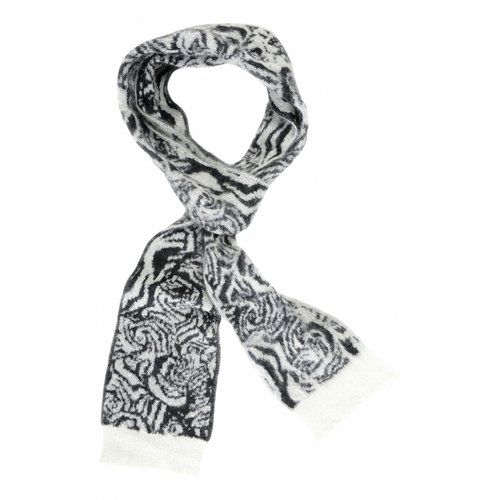 Pre-owned Just Cavalli Wool Scarf In Multicolour