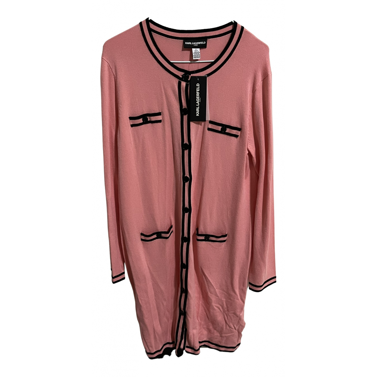 Karl Lagerfeld Cardigan In Pink | ModeSens