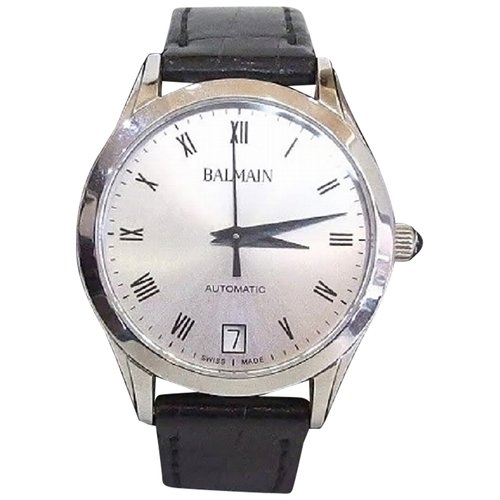Pre-owned Balmain Watch In Silver