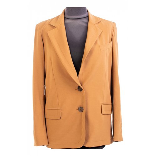 Pre-owned Sonia Rykiel Wool Jacket In Orange