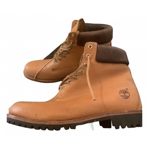 Pre-owned Timberland Boots In Brown