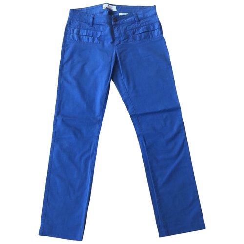 Pre-owned See By Chloé Straight Pants In Blue