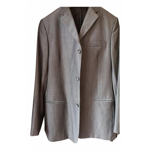 Pre-owned D&g Wool Jacket In Grey