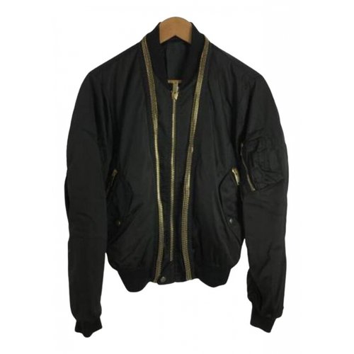 Pre-owned Alexander Mcqueen Linen Jacket In Black