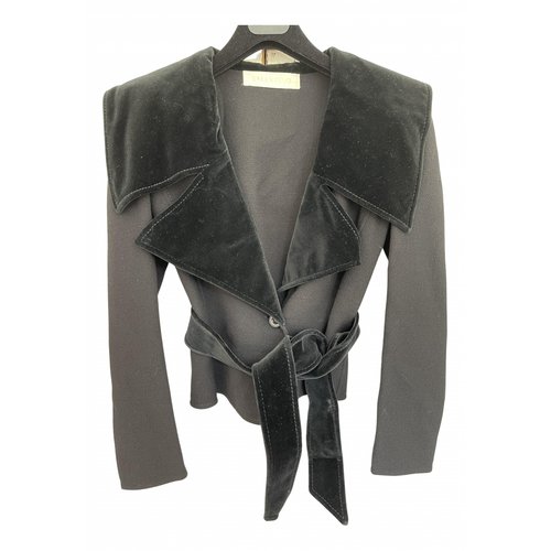 Pre-owned Valentino Short Vest In Black