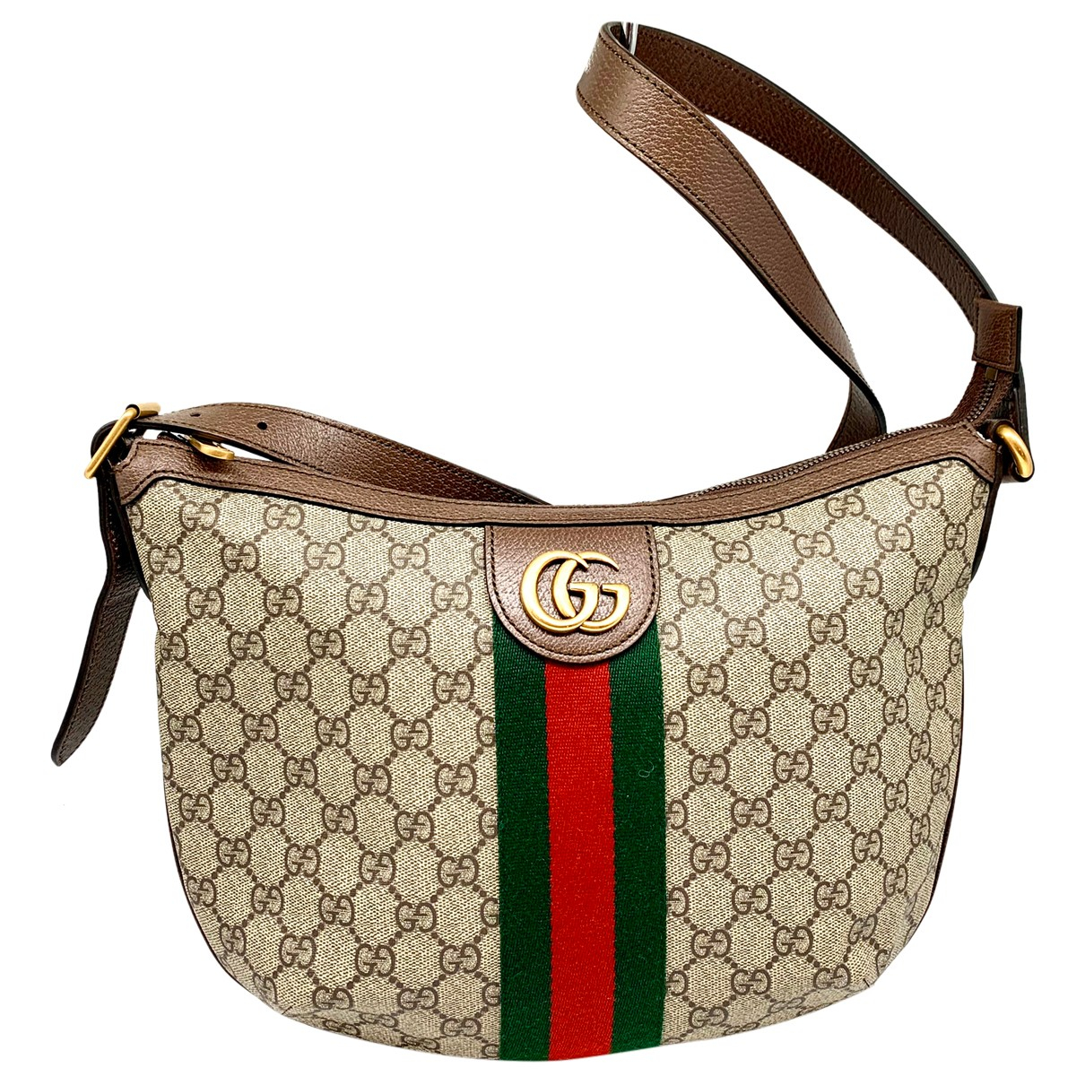 Pre-owned Gucci Ophidia Hobo Cloth 