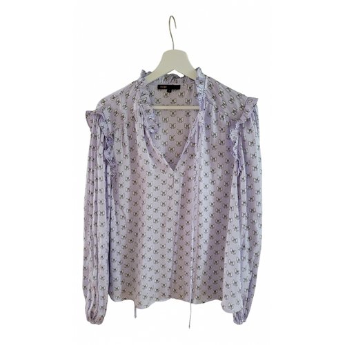 Pre-owned Maje Blouse In Purple