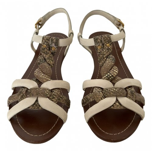 Pre-owned Carshoe Leather Sandals In Multicolour