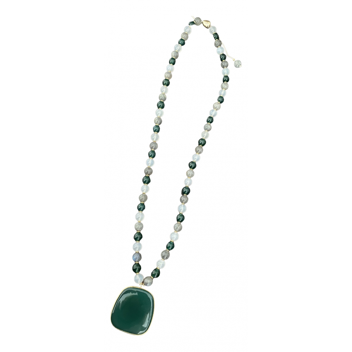 Pre-owned Lola Rose Necklace In Green 