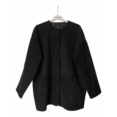 Pre-owned Stella Nova Leather Jacket In Black