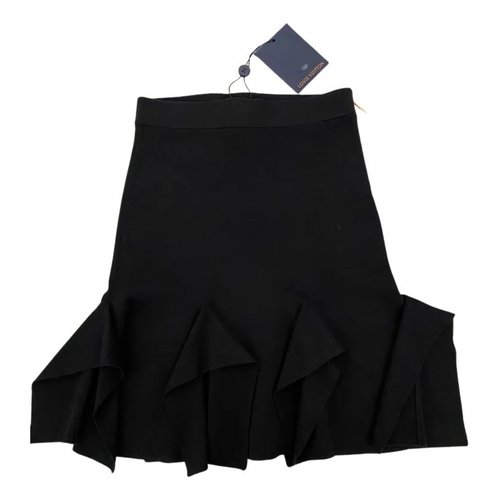 Pre-owned Louis Vuitton Cashmere Mini Dress In Black
