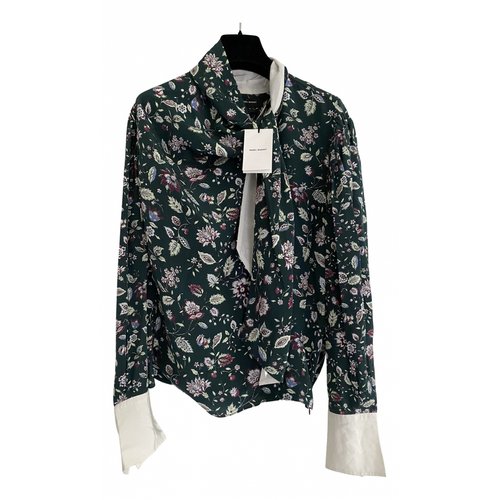 Pre-owned Isabel Marant Silk Blouse In Green