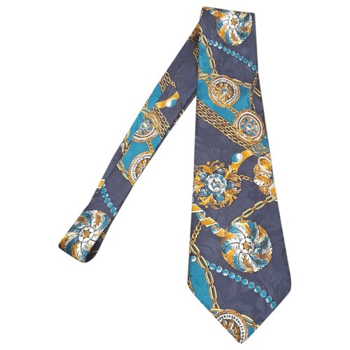 Pre-owned Laura Biagiotti Silk Tie In Blue