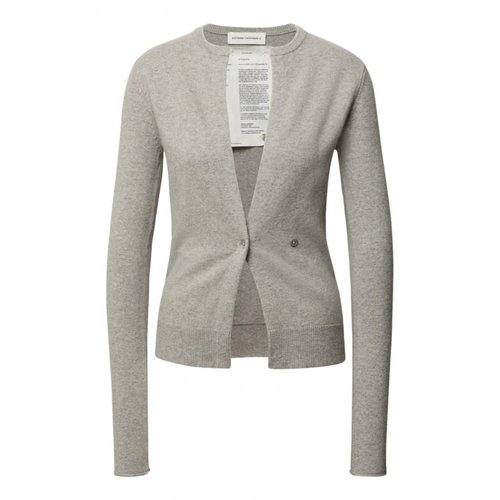 Pre-owned Extreme Cashmere Cashmere Cardigan In Grey