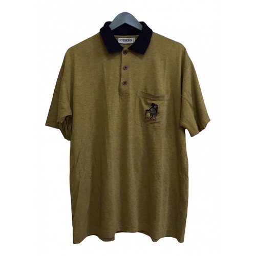 Pre-owned Iceberg Polo Shirt In Green