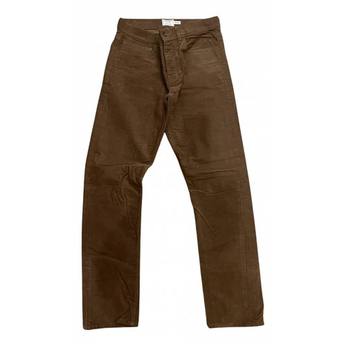 Pre-owned Club Monaco Trousers In Camel