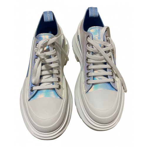 Pre-owned Alexander Mcqueen Trainers In White