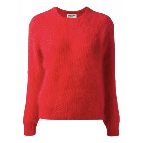Pre-owned Saint Laurent Wool Jumper In Red