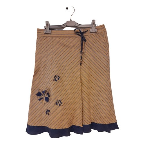 Pre-owned Max & Co Mid-length Skirt In Beige