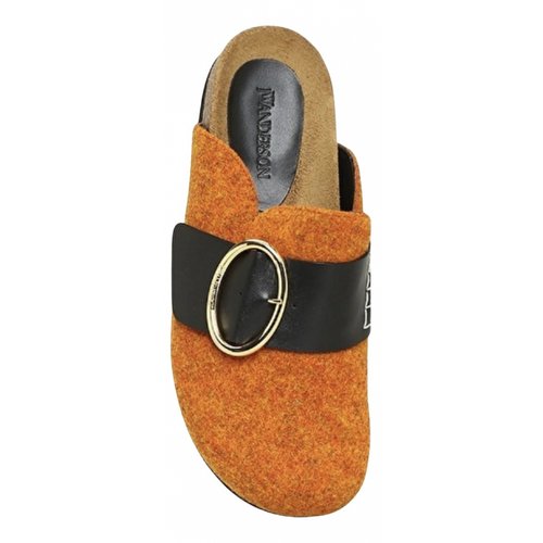 Pre-owned Jw Anderson Cloth Sandals In Orange