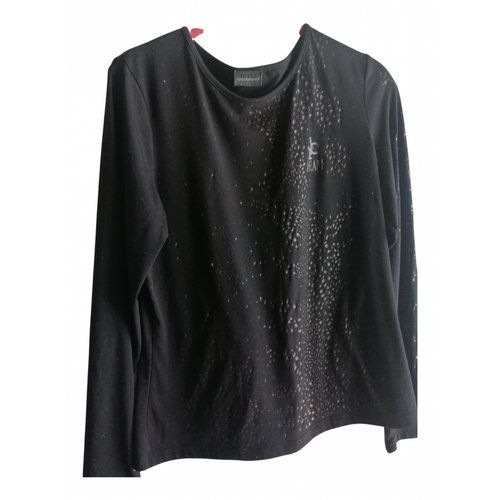 Pre-owned Roccobarocco Top In Black