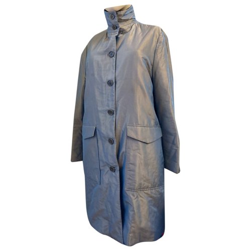 Pre-owned Aspesi Coat In Turquoise