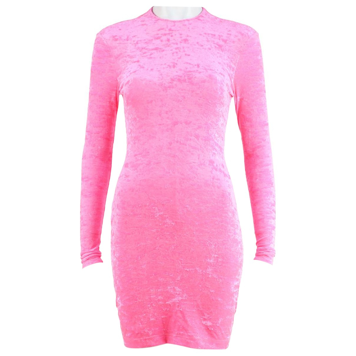 Balenciaga Velvet Dress In Pink | ModeSens
