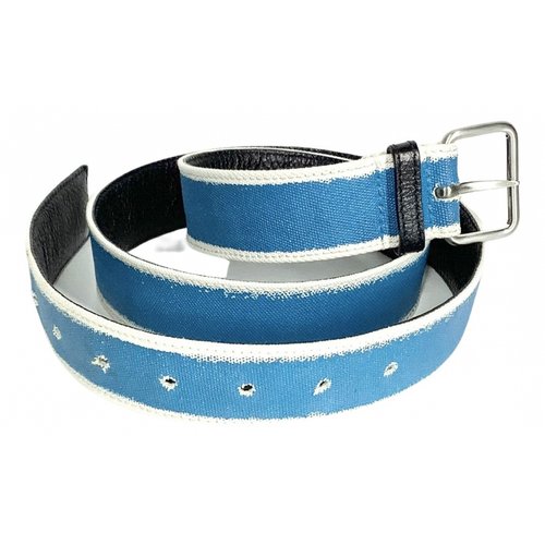 Pre-owned Jil Sander Cloth Belt In Blue