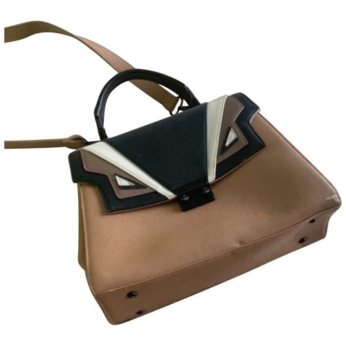 Pre-owned Pomikaki Leather Handbag In Multicolour