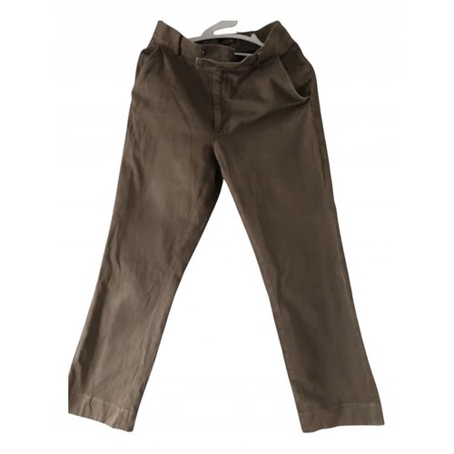 Pre-owned Apc Carot Pants In Brown