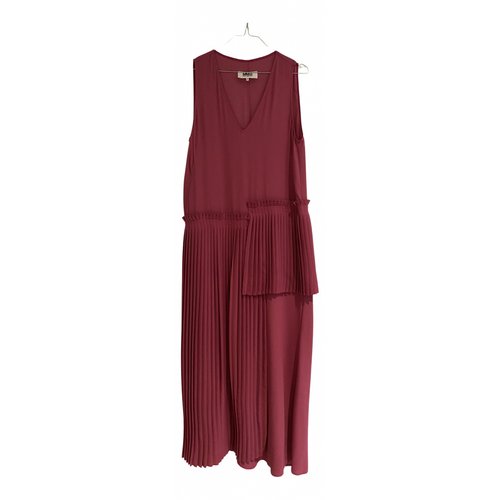 Pre-owned Mm6 Maison Margiela Maxi Dress In Pink