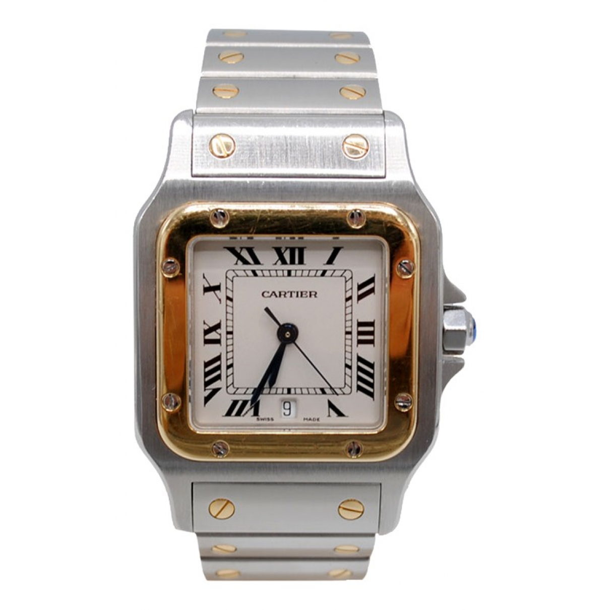 Pre-owned Cartier Santos Galbã©e Watch 