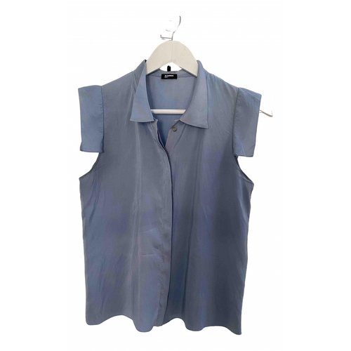 Pre-owned Jil Sander Silk Shirt In Blue