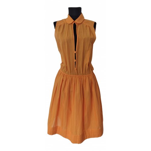 Pre-owned Escada Mid-length Dress In Orange