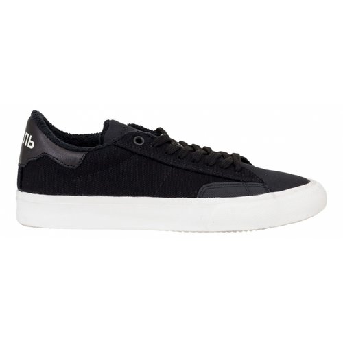 Pre-owned Heron Preston Cloth Low Trainers In Black