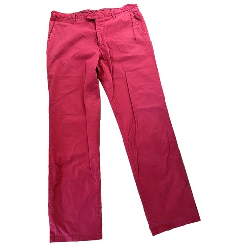 Pre-owned Etro Trousers In Red