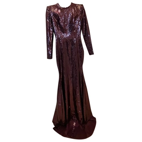 Pre-owned Alex Perry Maxi Dress In Purple