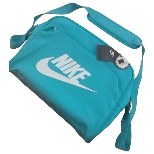 Pre-owned Nike Leather Bag In Blue