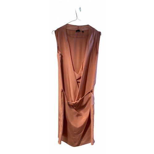 Pre-owned Aspesi Silk Mid-length Dress In Pink