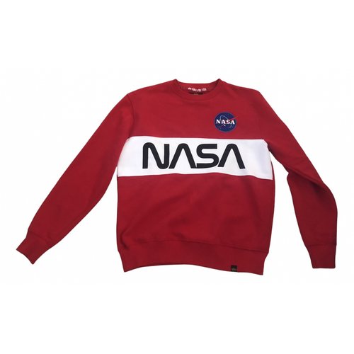 Pre-owned Alpha Industries Sweatshirt In Red